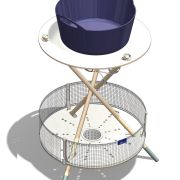 Tilly Washing Up with Drainer, Cutlery Holder & Basket